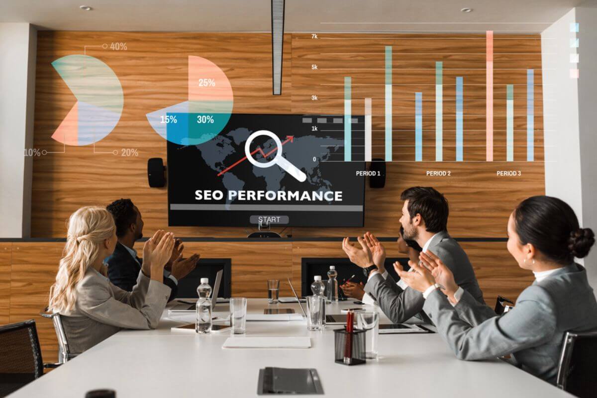 SEO analytics and performance reports guiding data-driven marketing decisions.